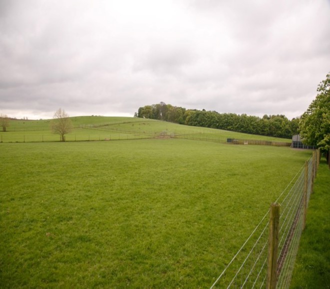 Image of deer farm view